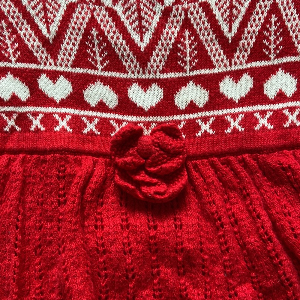 NWOT - Hanna Andersson Girl’s Knitting in Swedish Sweater Dress - Picture 4 of 8